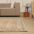 Vintage Isparta Turkish Area Rug 6x10 ft — Orange Floral (No. 60898)