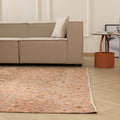 Vintage Isparta Turkish Area Rug 6x10 ft — Orange Floral (No. 60905)
