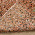 Vintage Isparta Turkish Area Rug 6x10 ft — Orange Floral (No. 60905)