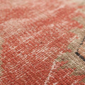 Vintage Manisa Turkish Area Rug 6x7 ft — Red Floral