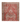 Vintage Manisa Turkish Area Rug 6x7 ft — Red Floral
