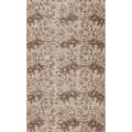 Vintage Isparta Turkish Runner Rug 3x7 ft — Beige & Brown Floral