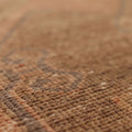Vintage Malatya Turkish Runner Rug 3x11 ft — Orange & Brown Geometric