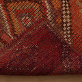 Vintage Southeastern Persian Style Runner Rug 3x10 ft — Red & Brown Geometric
