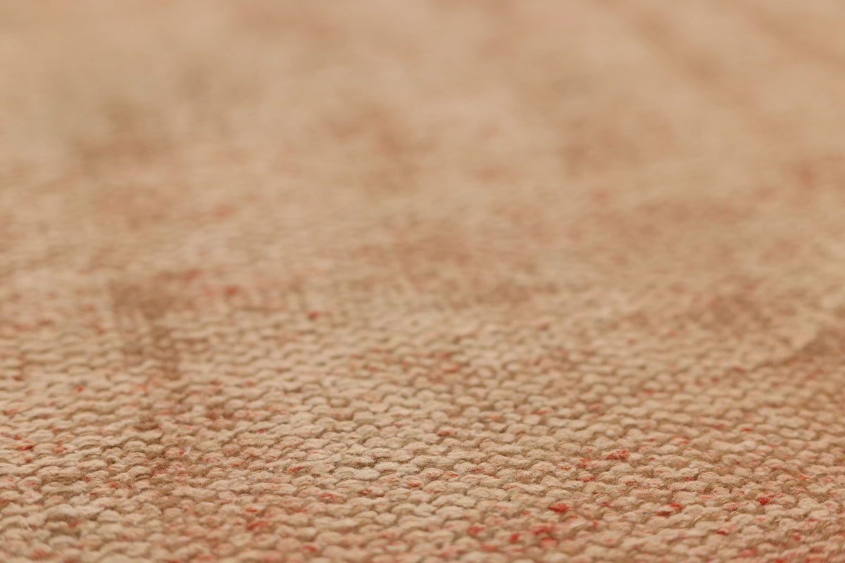 Vintage Manisa Turkish Runner Rug 2x7 ft — Orange & Beige Distressed