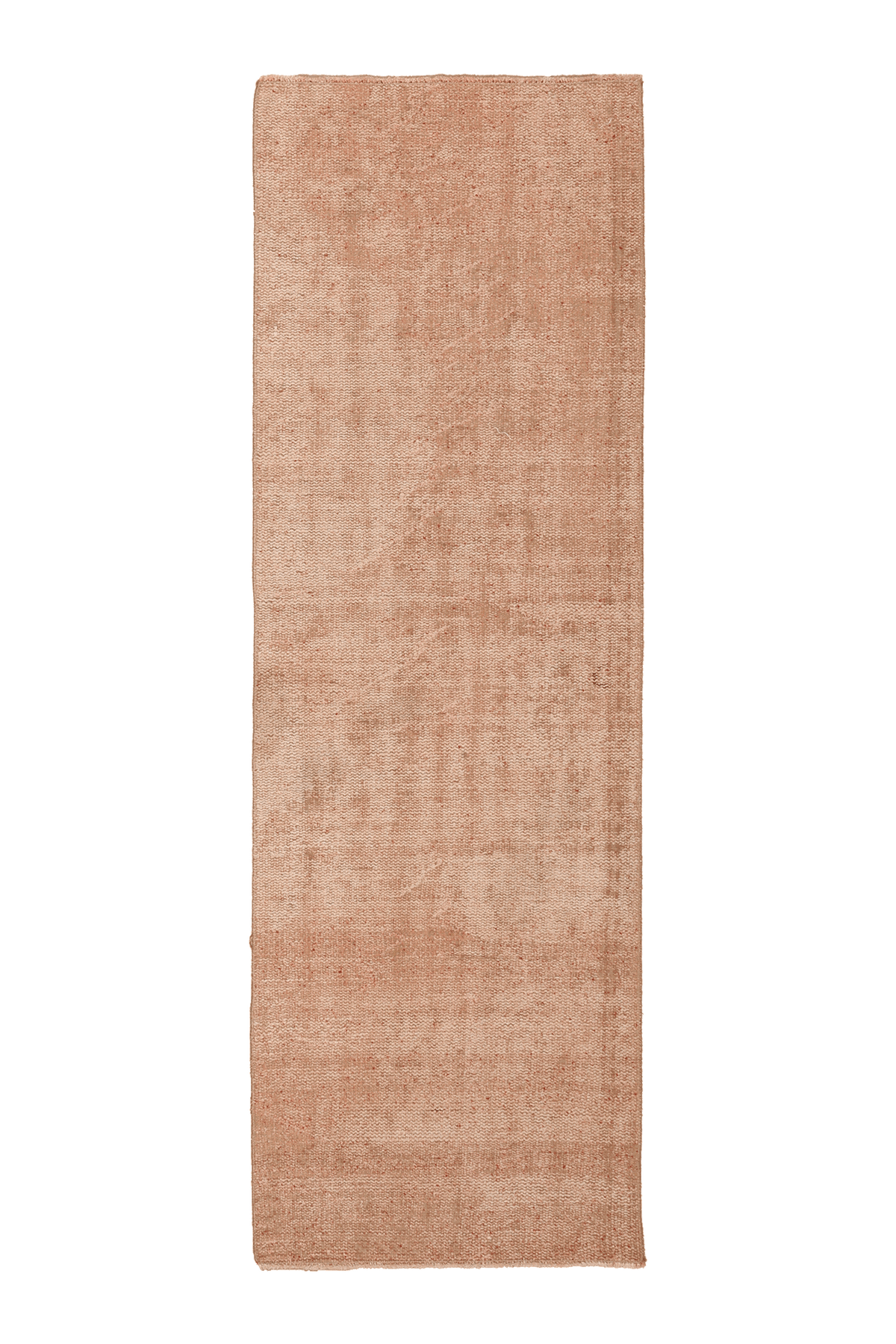 Vintage Manisa Turkish Runner Rug 2x7 ft — Orange & Beige Distressed