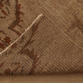 Vintage Manisa Turkish Runner Rug 2x7 ft — Beige & Brown Floral