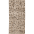 Vintage Isparta Turkish Runner Rug 3x9 ft — Beige & Brown Floral
