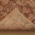 Vintage Isparta Turkish Runner Rug 2x11 ft — Red & Beige Floral