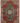 Vintage Malatya Turkish Area Rug 7x10 ft — Red & Green Floral