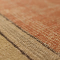 Vintage Manisa Turkish Area Rug 7x11 ft — Orange & Beige Floral