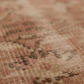 Vintage Isparta Turkish Runner Rug 2x8 ft — Brown & Beige Floral