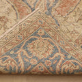 Vintage Isparta Turkish Area Rug 7x10 ft — Red & Blue Floral