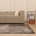 Vintage Manisa Turkish Area Rug 6x10 ft — Gray & Brown Overdyed