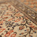Vintage Kayseri Turkish Area Rug 7x10 ft — Beige & Brown Floral