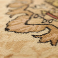 Vintage Isparta Turkish Area Rug 6x9 ft — Beige & Brown maximalist