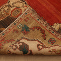 Vintage Sivas Turkish Area Rug 7x10 ft — Red & Beige Distressed