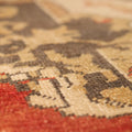 Vintage Sivas Turkish Area Rug 7x10 ft — Red & Beige Distressed