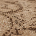 Vintage Manisa Turkish Area Rug 5x9 ft — Beige & Brown Floral (No. 61561)