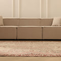 Vintage Isparta Turkish Area Rug 5x9 ft — Pink & Brown Floral (No. 61563)