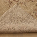 Vintage Isparta Turkish Area Rug 5x9 ft — Pink & Brown Floral (No. 61563)