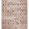 Vintage Isparta Turkish Area Rug 5x8 ft — Beige & Red Floral (No. 61567)