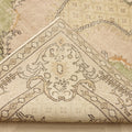 Vintage Isparta Turkish Area Rug 4x8 ft — Green & Beige Floral