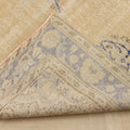 Vintage Manisa Turkish Area Rug 5x8 ft — Beige & Blue Floral (No. 61569)