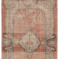 Vintage Manisa Turkish Area Rug 5x7 ft — Red Floral