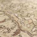 Vintage Isparta Turkish Area Rug 6x9 ft — Green & Beige Floral (No. 61575)