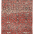 Vintage Isparta Turkish Area Rug 4x6 ft — Red Floral