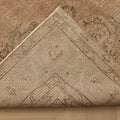 Vintage Isparta Turkish Area Rug 7x10 ft — Beige & Green Floral (No. 61578)