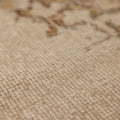 Vintage Isparta Turkish Runner Rug 2x8 ft — Beige & Brown Distressed