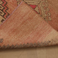 Vintage Malatya Turkish Runner Rug 2x11 ft — Red & Beige Geometric