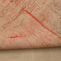 Vintage Manisa Turkish Area Rug 2x4 ft — Beige & Red Distressed