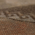 Vintage Malatya Turkish Runner Rug 2x11 ft — Brown & Gray Geometric