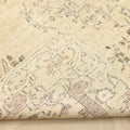 Vintage Manisa Turkish Area Rug 5x8 ft — Beige & Brown Floral (No. 61742)