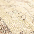 Vintage Manisa Turkish Area Rug 5x8 ft — Beige & Brown Floral (No. 61742)
