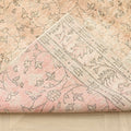 Vintage Isparta Turkish Area Rug 5x8 ft — Brown Floral (No. 61747)