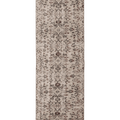 Vintage Isparta Turkish Runner Rug 2x7 ft — Beige & Brown Floral