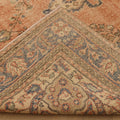 Vintage Isparta Turkish Area Rug 7x11 ft — Pink & Blue Floral