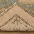 Vintage Isparta Turkish Area Rug 6x10 ft — Blue & Beige Floral