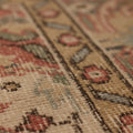 Vintage Isparta Turkish Area Rug 6x9 ft — Red & Beige maximalist