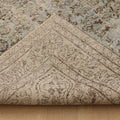Vintage Isparta Turkish Area Rug 5x9 ft — Gray & Blue Overdyed