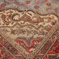 Vintage Southeastern Persian Style Oversize Rug 10x13 ft — Red & Blue Medallion