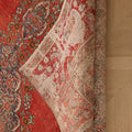 Vintage Southeastern Persian Style Oversize Rug 10x13 ft — Red & Blue Medallion