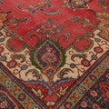 Vintage Southeastern Persian Style Oversize Rug 8x11 ft — Red & Blue Medallion