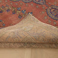 Vintage Southeastern Persian Style Oversize Rug 9x13 ft — Pink & Blue Medallion
