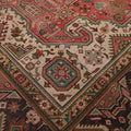 Vintage Southeastern Persian Style Oversize Rug 8x11 ft — Red & Blue Medallion