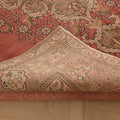 Vintage Southeastern Persian Style Oversize Rug 10x13 ft — Pink & Brown Medallion